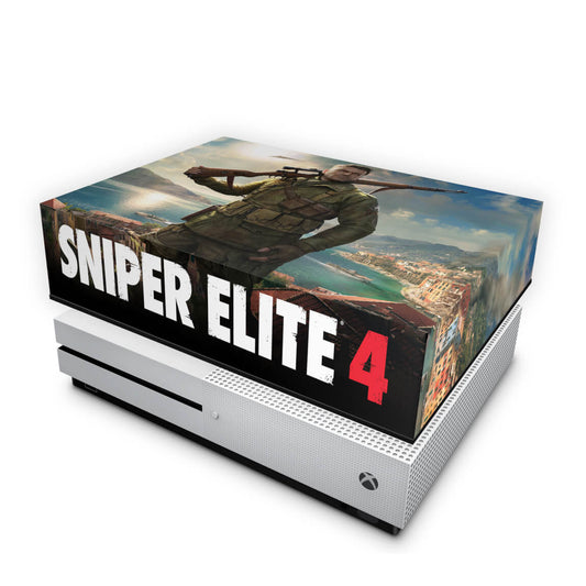 Xbox One Slim Capa Anti Poeira - Sniper Elite 4