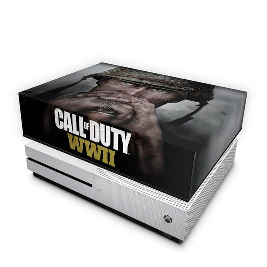 Xbox One Slim Capa Anti Poeira - Call of Duty WW2