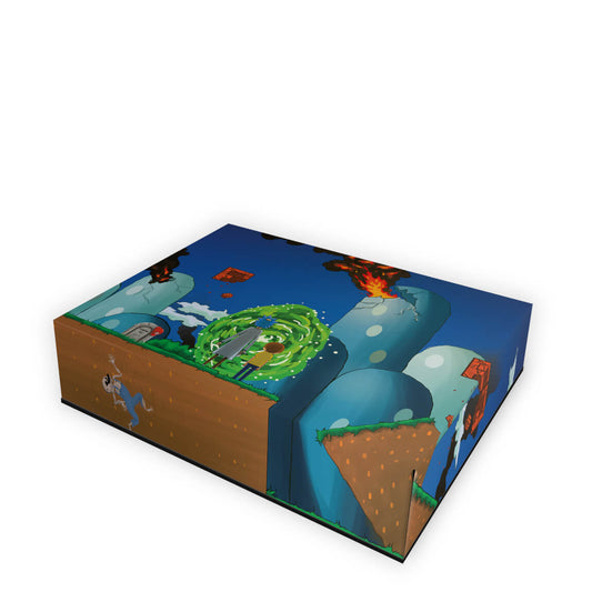 Xbox One Slim Capa Anti Poeira - Rick And Morty Mario