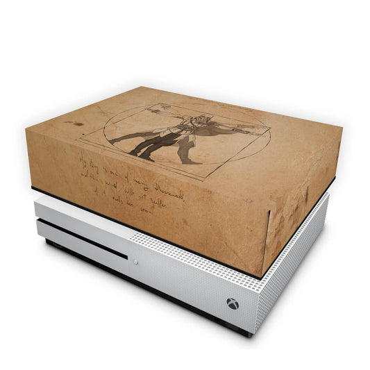 Xbox One Slim Capa Anti Poeira - Assassin’s Creed Vitruviano