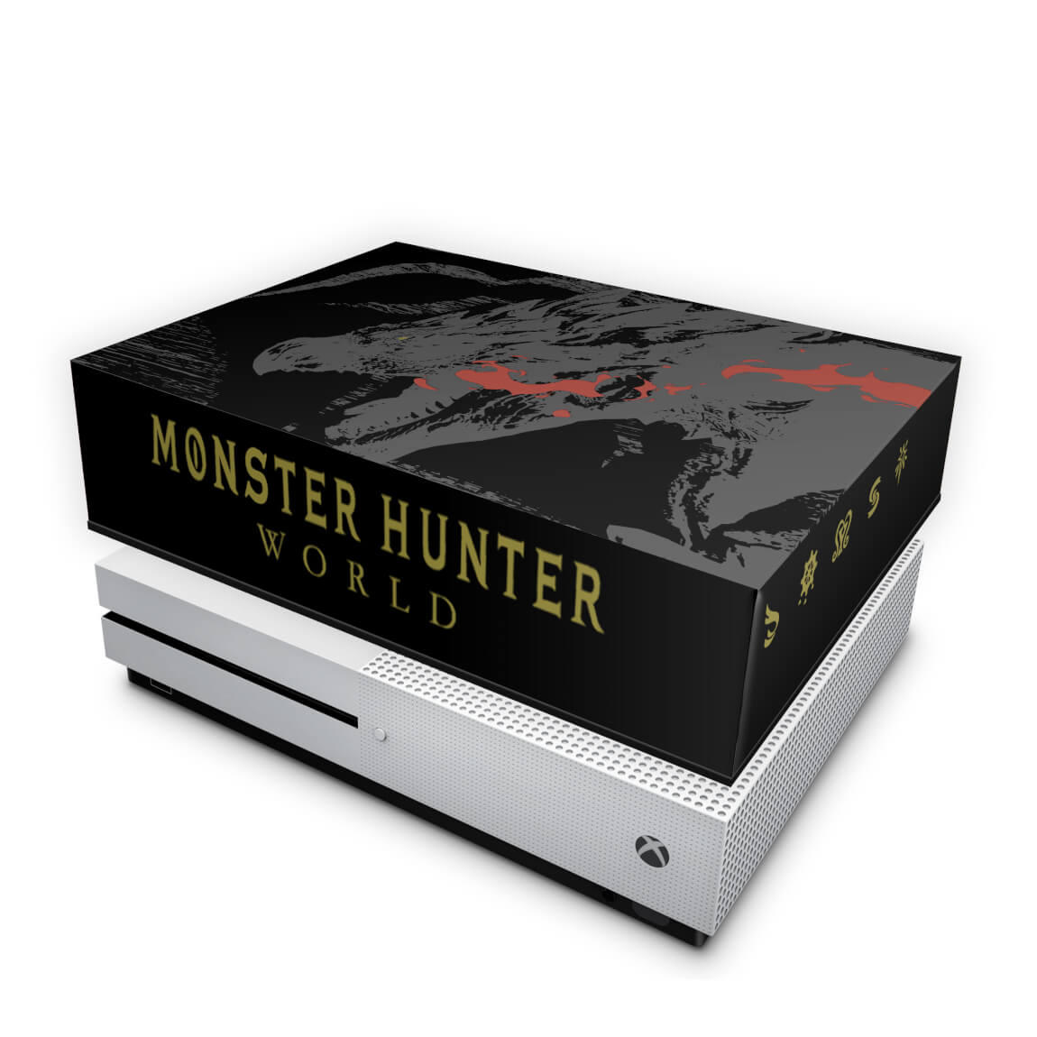 Xbox One Slim Capa Anti Poeira - Monster Hunter Edition