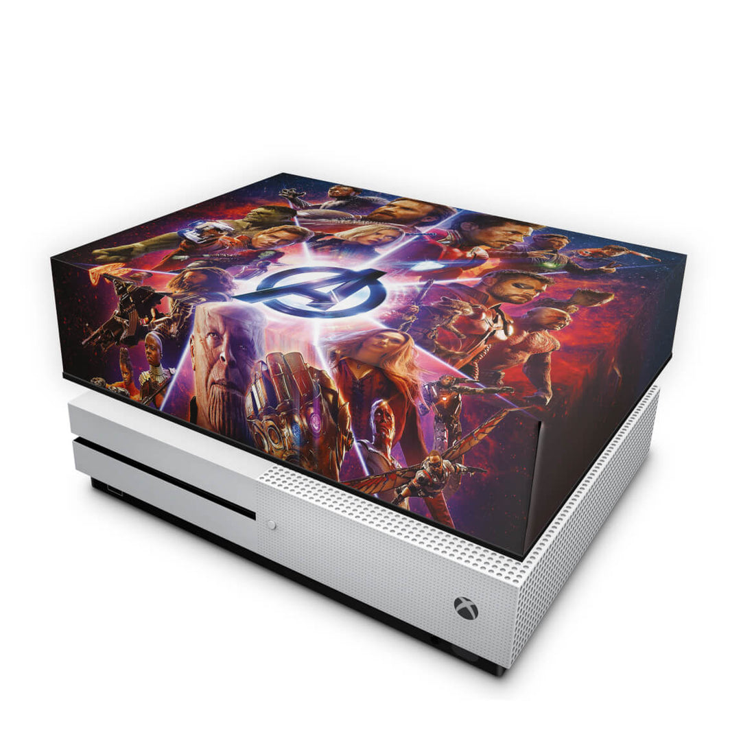 Capa Anti Poeira Xbox One Slim - Os Vingadores: Guerra Infinita