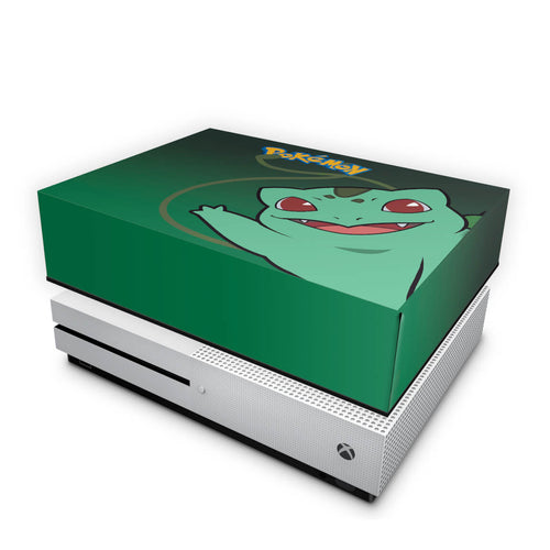 Capa Anti Poeira Xbox One Slim - Pokemon Bulbasaur
