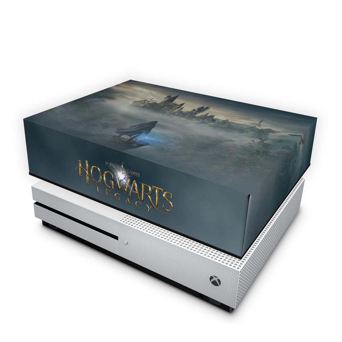 Xbox One Slim Capa Anti Poeira - Hogwarts Legacy