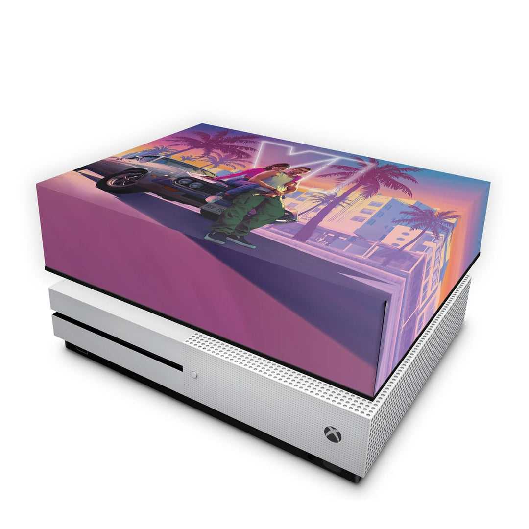 Capa Anti Poeira Xbox One Slim - GTA 6 VI