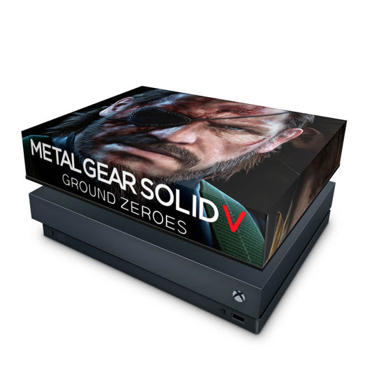 Capa Anti Poeira Xbox One X - Metal Gear Solid V