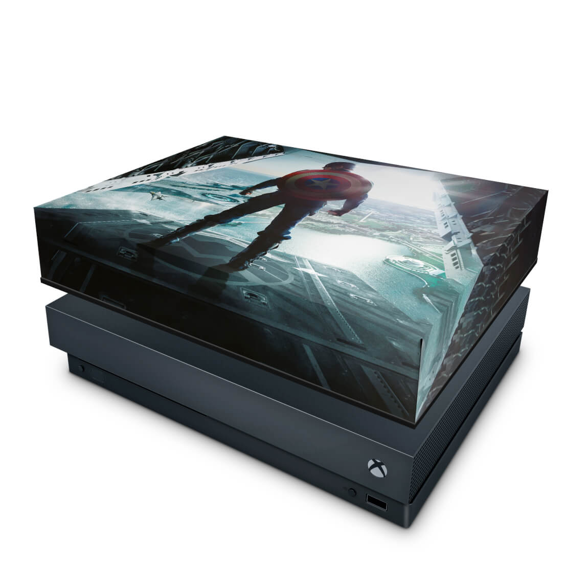 Capa Anti Poeira Xbox One X - Capitão America