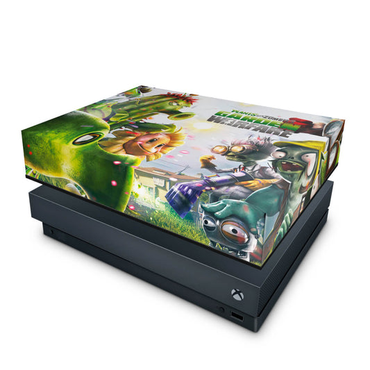 Capa Anti Poeira Xbox One X - Plants Vs Zombies Garden Warfare