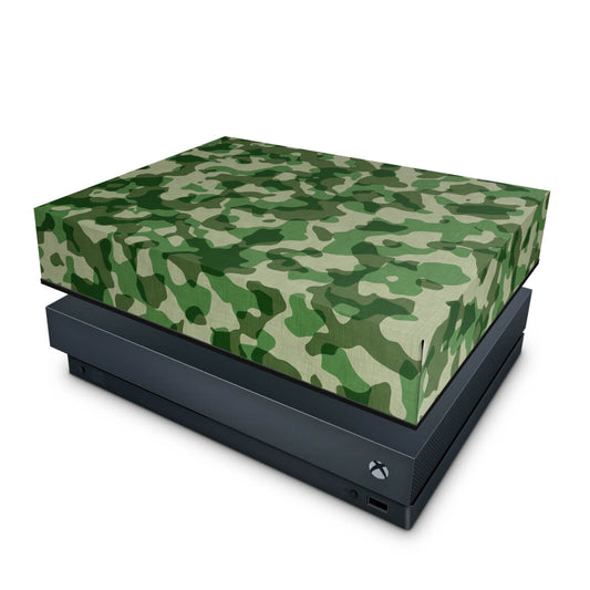 Capa Anti Poeira Xbox One X - Camuflado Verde
