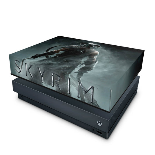 Capa Anti Poeira Xbox One X - Skyrim
