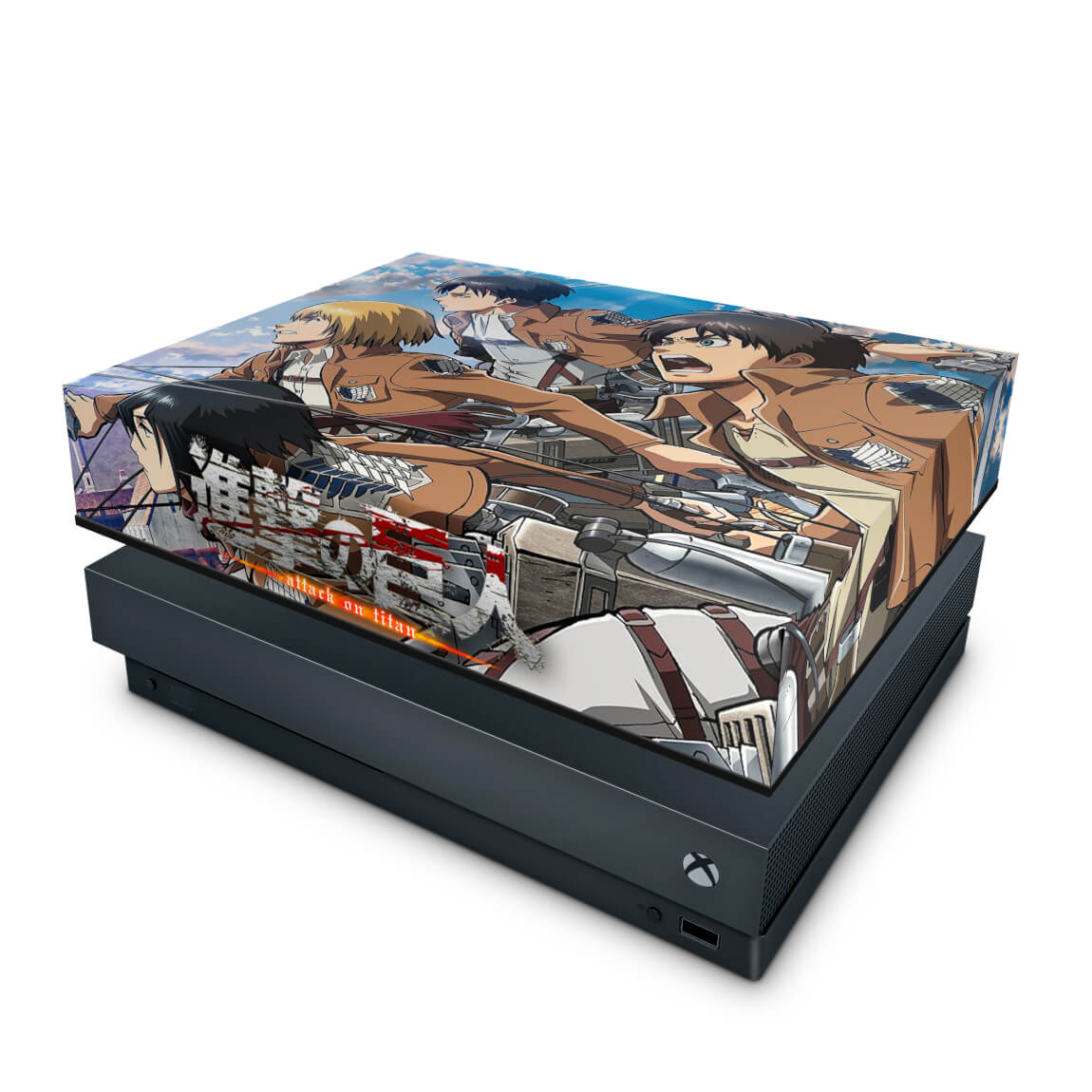 Capa Anti Poeira Xbox One X - Attack on Titan #A