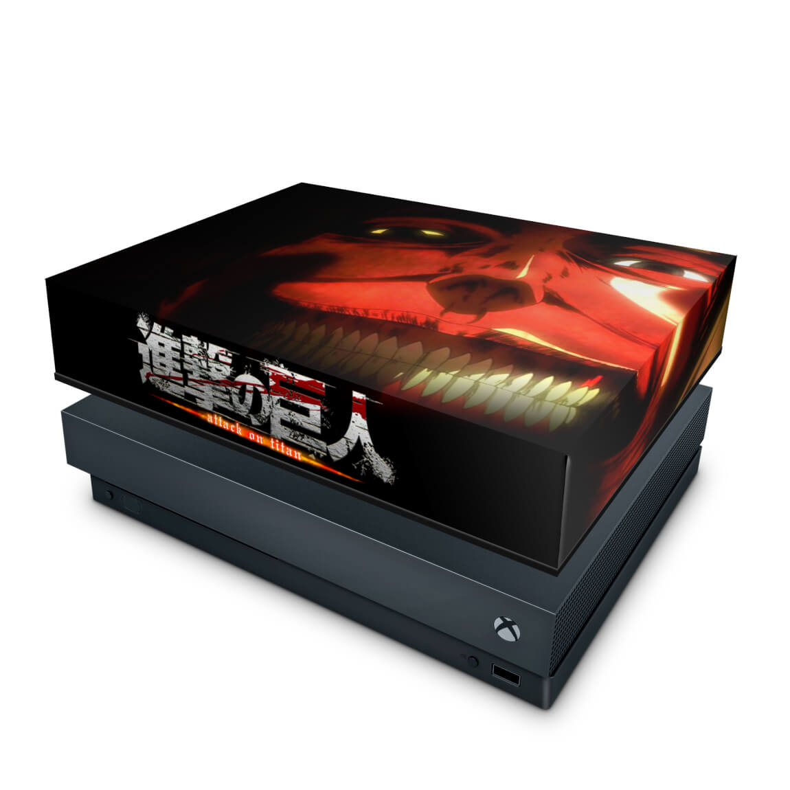 Capa Anti Poeira Xbox One X - Attack on Titan #B