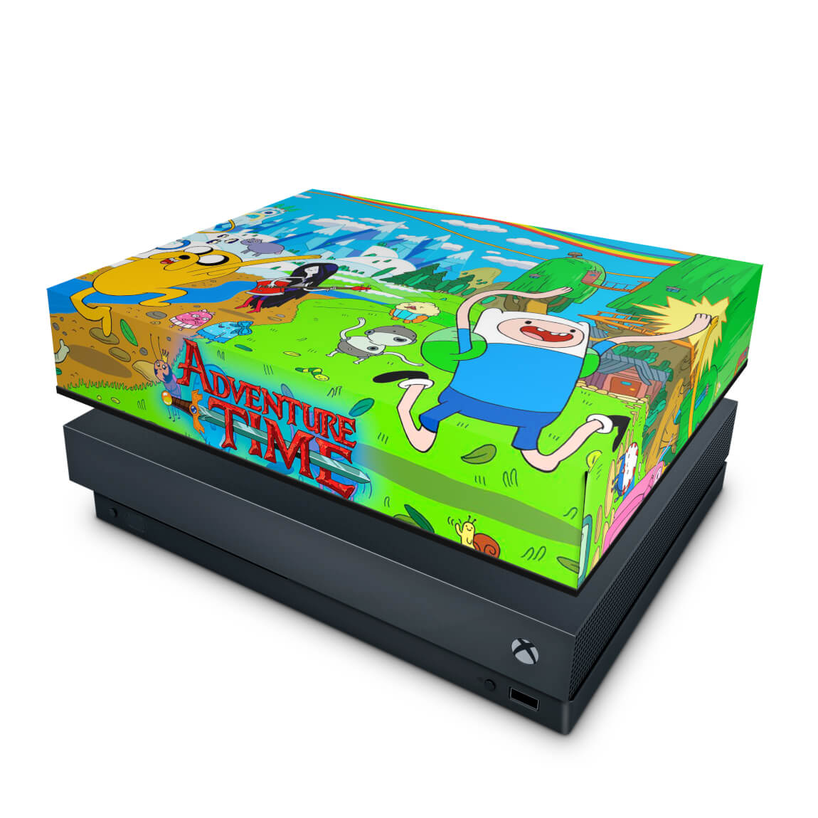 Capa Anti Poeira Xbox One X - Hora de Aventura