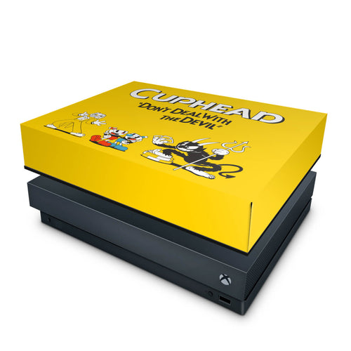 Capa Anti Poeira Xbox One X - Cuphead