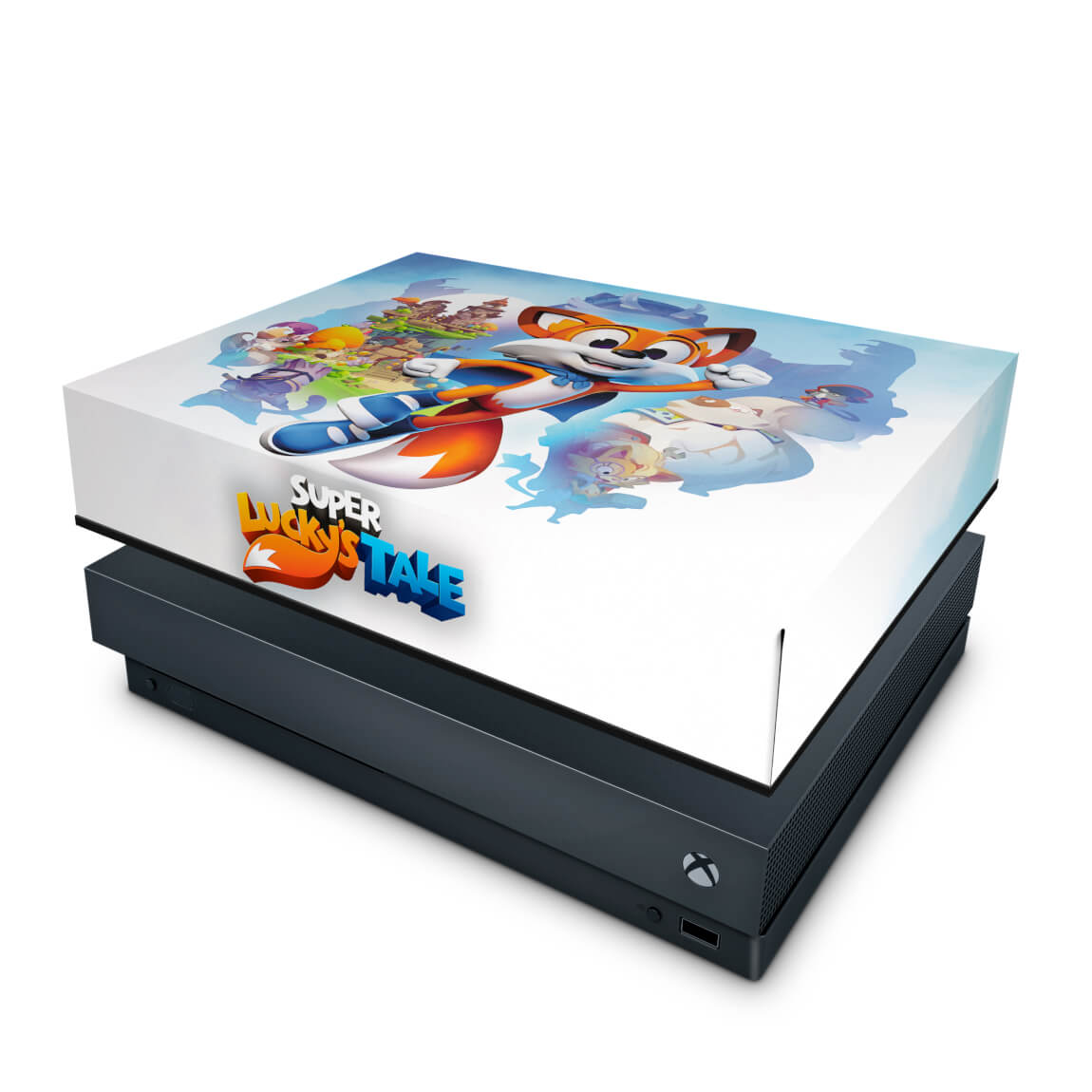 Capa Anti Poeira Xbox One X - Super Lucky's Tale