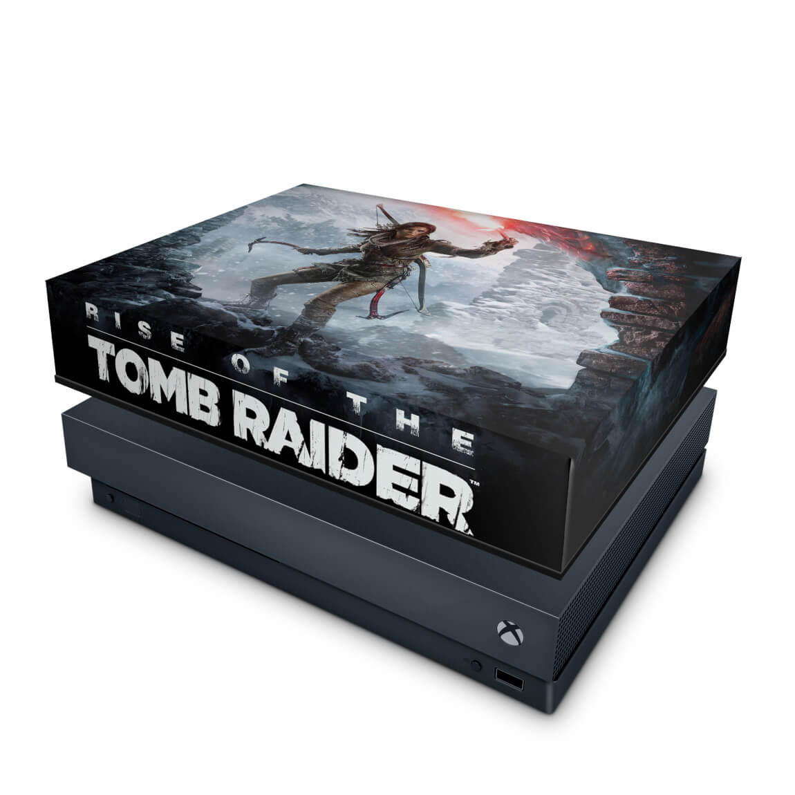 Capa Anti Poeira Xbox One X - Rise of the Tomb Raider