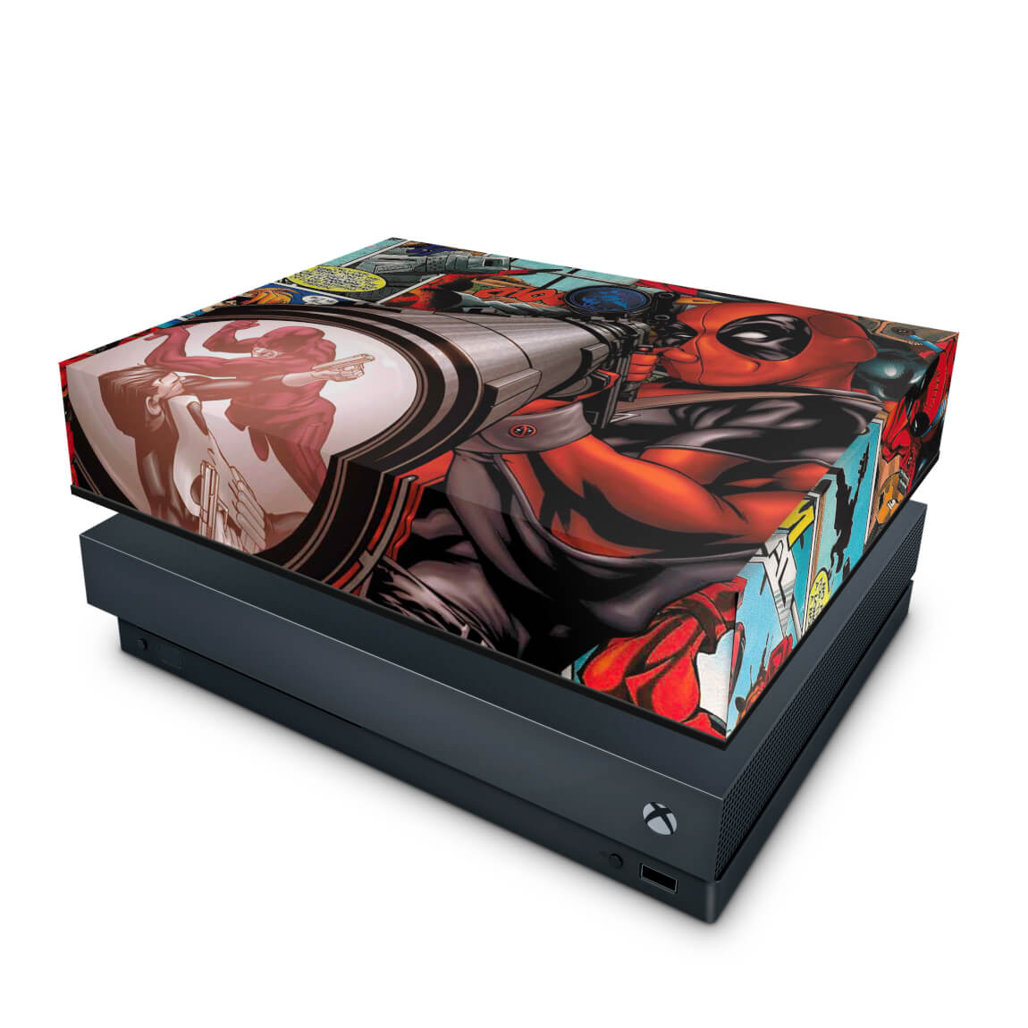 Capa Anti Poeira Xbox One X - Deadpool