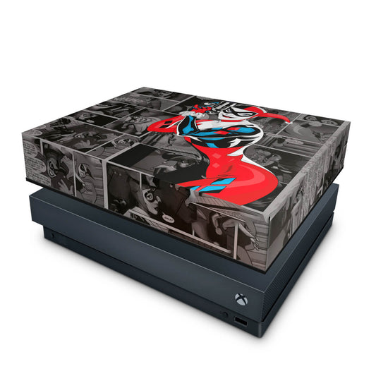 Capa Anti Poeira Xbox One X - Arlequina Harley Quinn #A