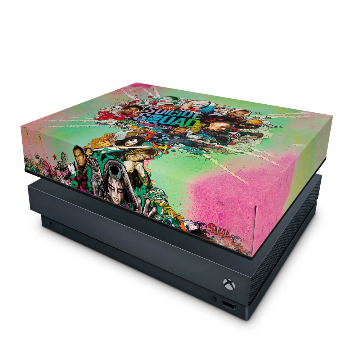 Capa Anti Poeira Xbox One X - Esquadrão Suicida #B