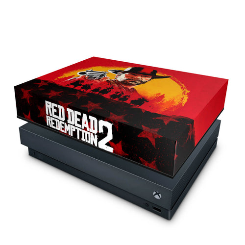 Capa Anti Poeira Xbox One X - Red Dead Redemption 2