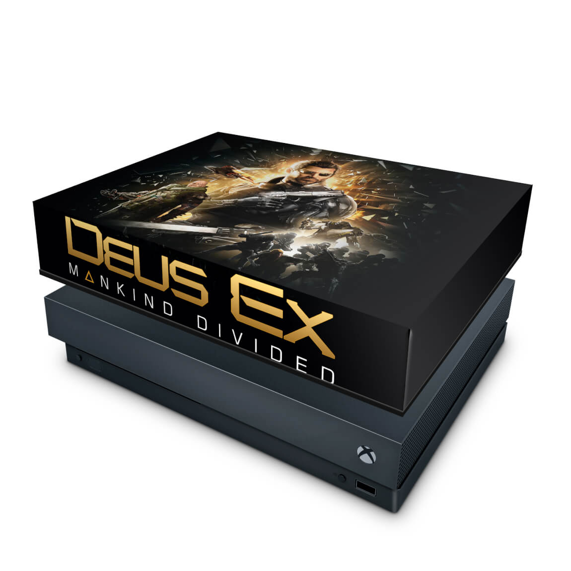 Capa Anti Poeira Xbox One X - Deus Ex: Mankind Divided