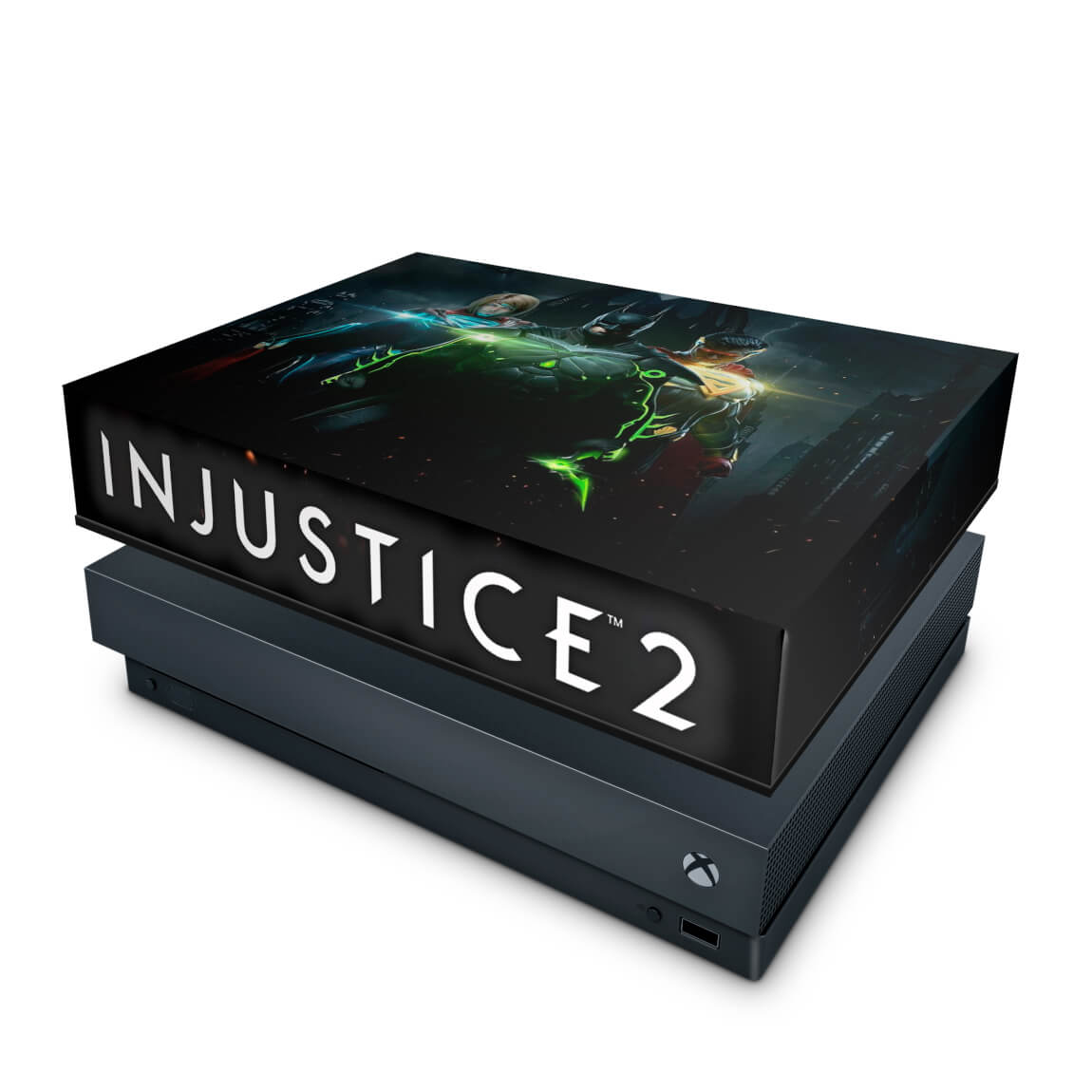 Capa Anti Poeira Xbox One X - Injustice 2