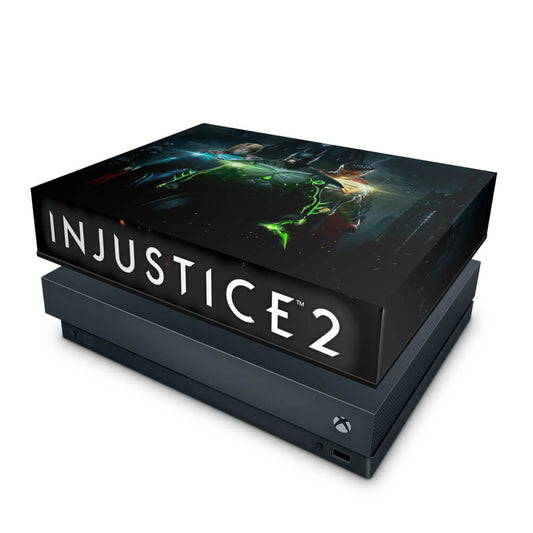 Capa Anti Poeira Xbox One X - Injustice 2