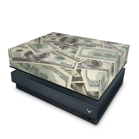 Capa Anti Poeira Xbox One X - Dollar Money Dinheiro