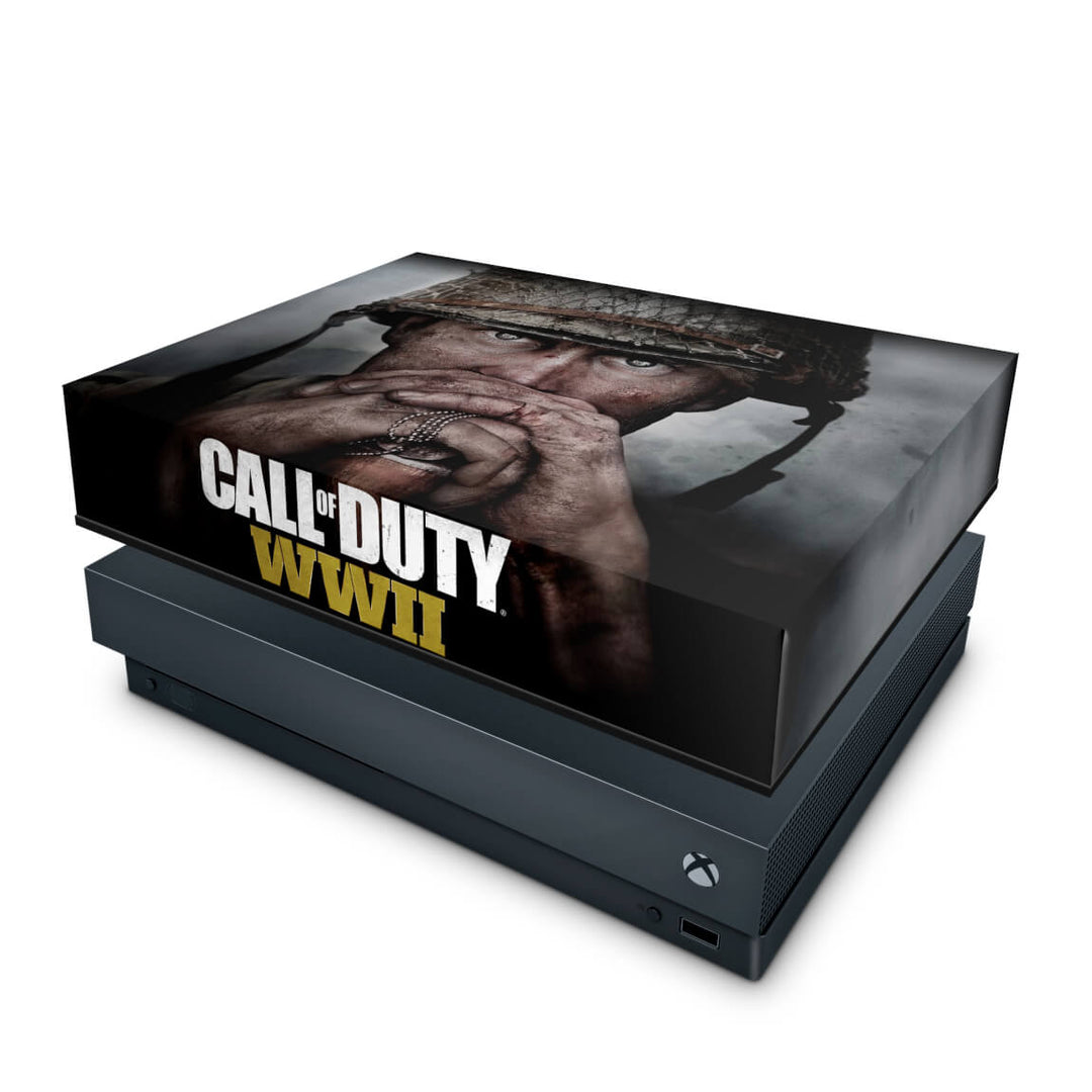 Capa Anti Poeira Xbox One X - Call of Duty WW2