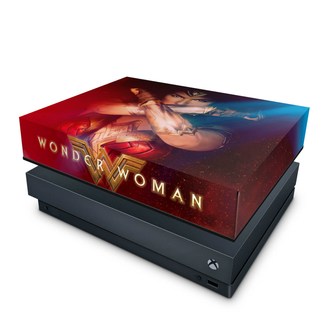 Capa Anti Poeira Xbox One X - Mulher Maravilha