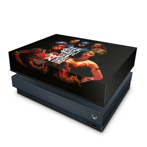 Capa Anti Poeira Xbox One X - Liga da Justiça