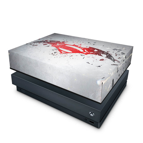 Capa Anti Poeira Xbox One X - Batman vs Superman Logo