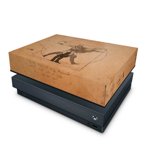 Capa Anti Poeira Xbox One X - Assassin’s Creed Vitruviano