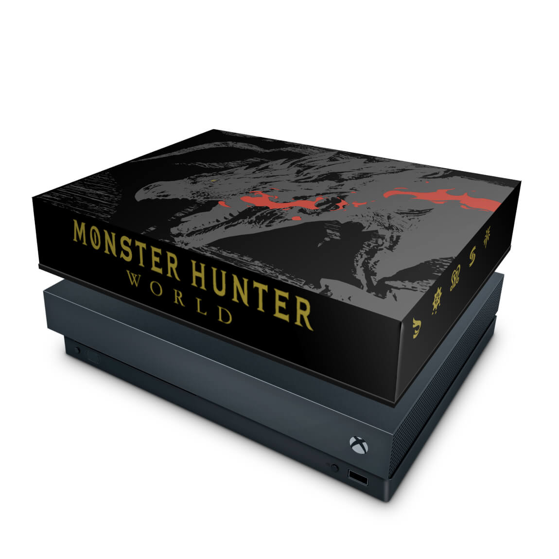 Capa Anti Poeira Xbox One X - Monster Hunter Edition