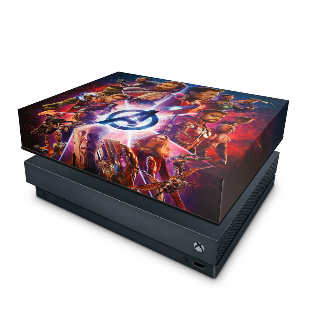 Capa Anti Poeira Xbox One X - Os Vingadores: Guerra Infinita