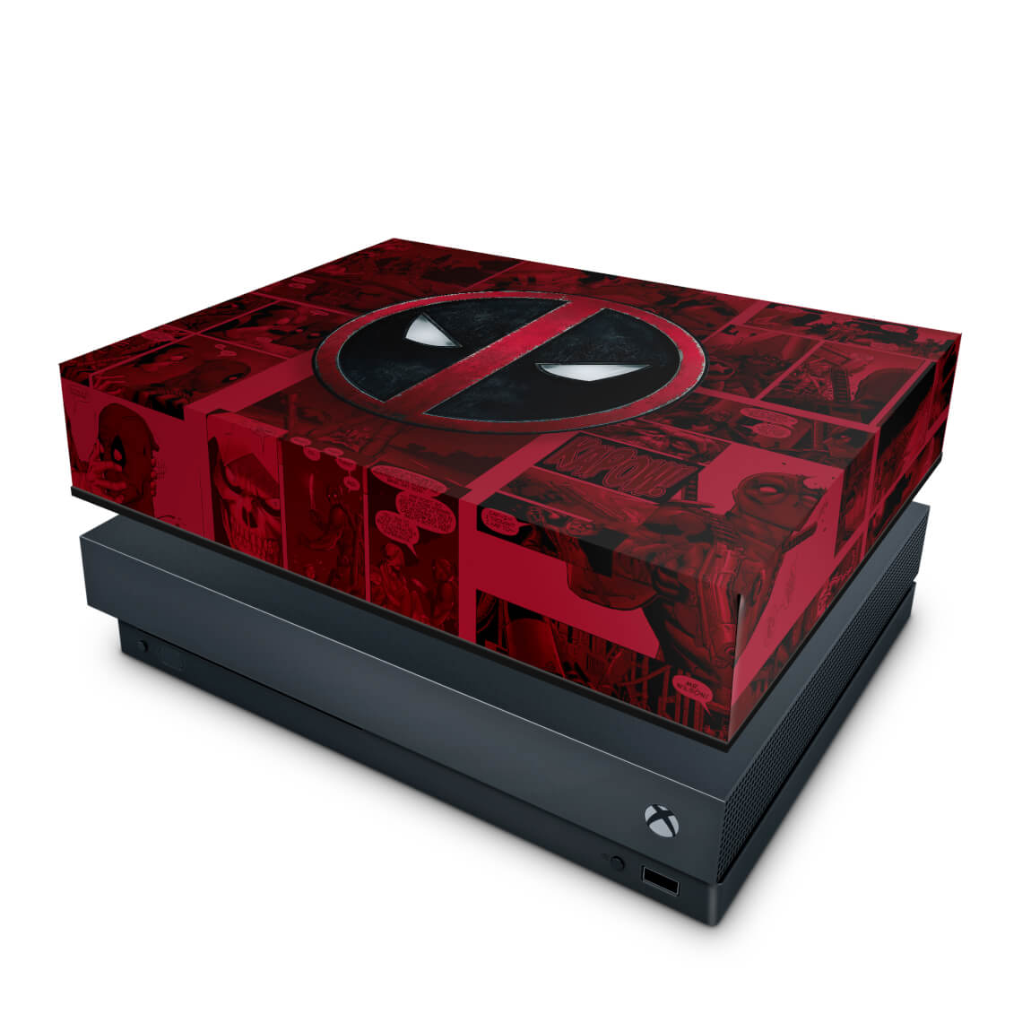Capa Anti Poeira Xbox One X - Deadpool Comics