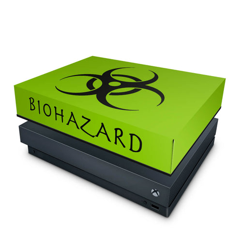 Capa Anti Poeira Xbox One X - Biohazard Radioativo