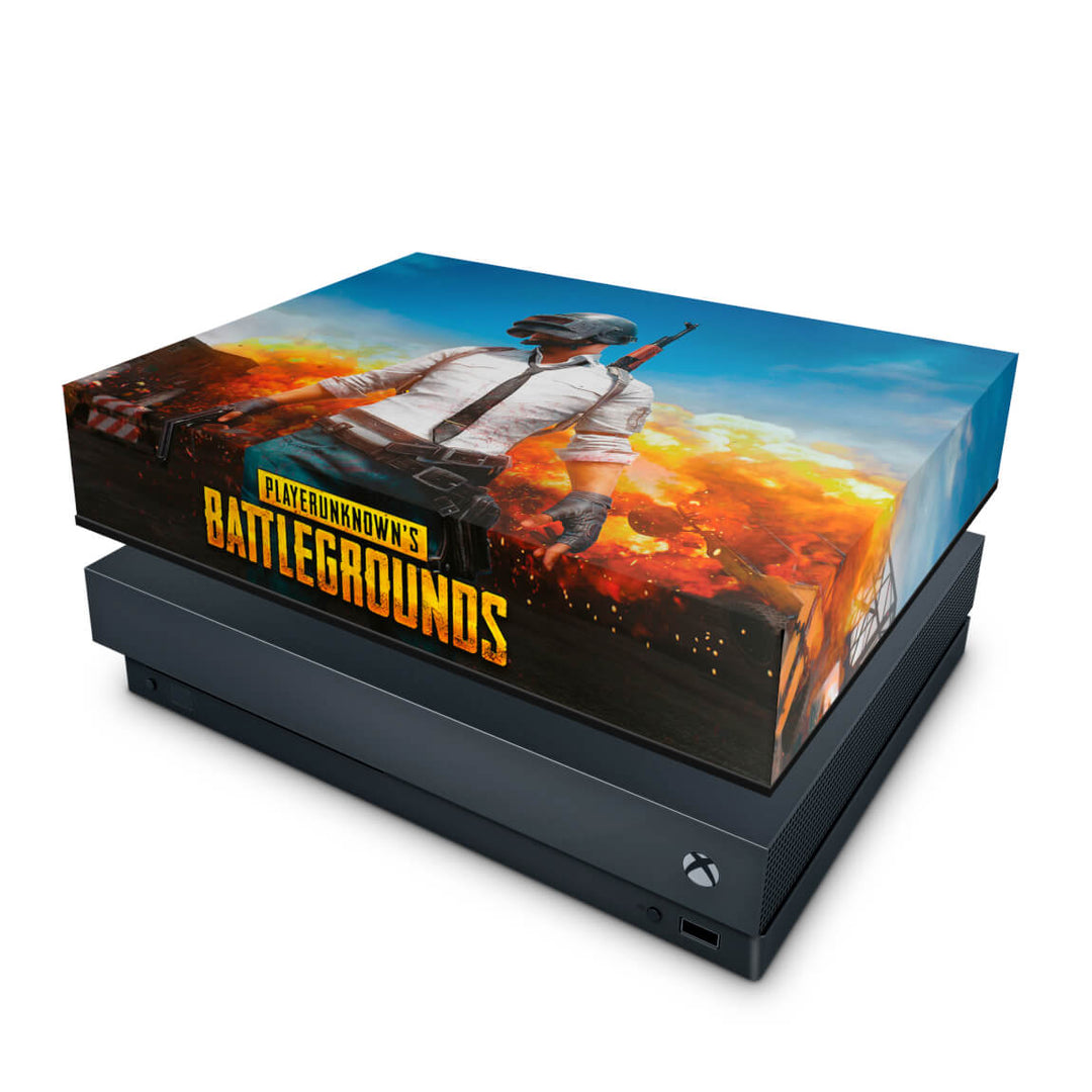 Capa Anti Poeira Xbox One X - Players Unknown Battlegrounds PUBG