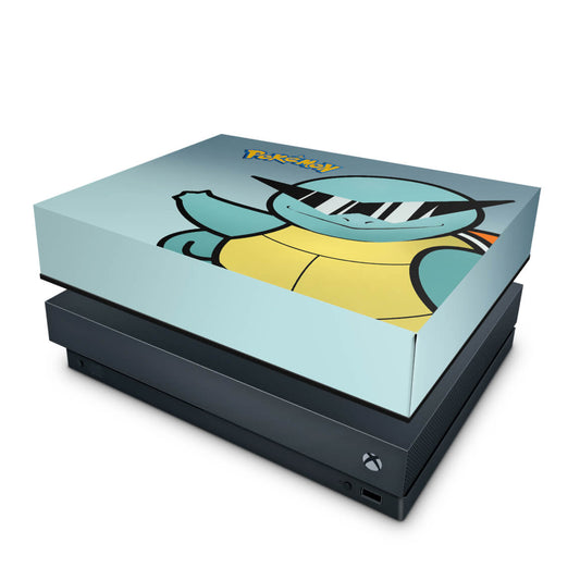 Capa Anti Poeira Xbox One X - Pokemon Squirtle