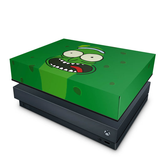 Capa Anti Poeira Xbox One X - Pickle Rick and Morty