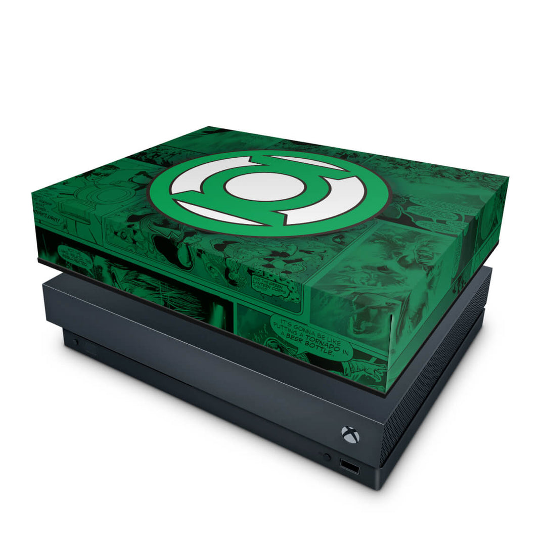 Capa Anti Poeira Xbox One X - Lanterna Verde Comics