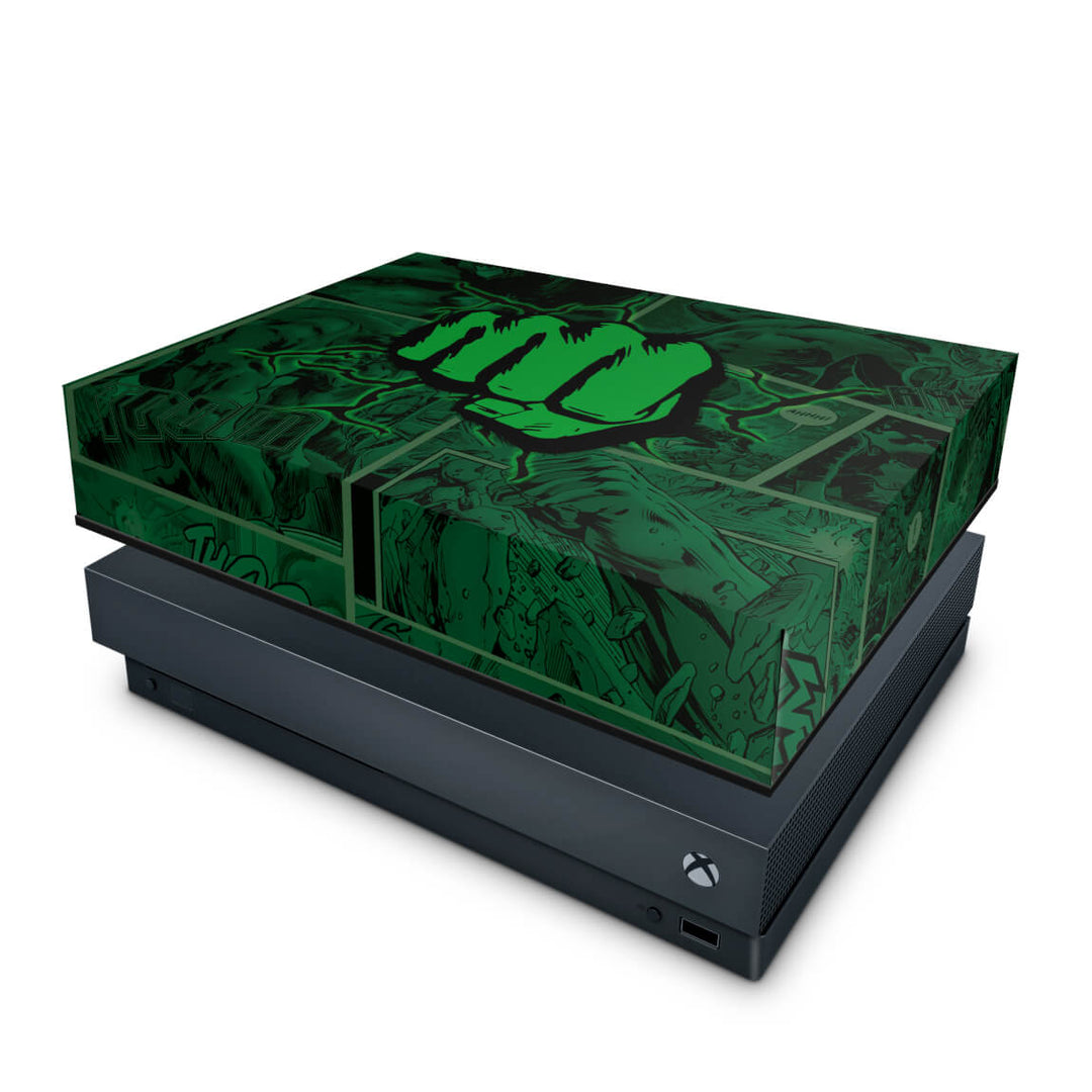 Capa Anti Poeira Xbox One X - Hulk Comics