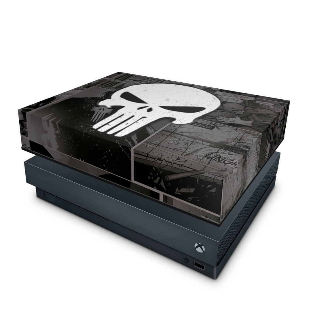 Capa Anti Poeira Xbox One X - The Punisher Justiceiro Comics