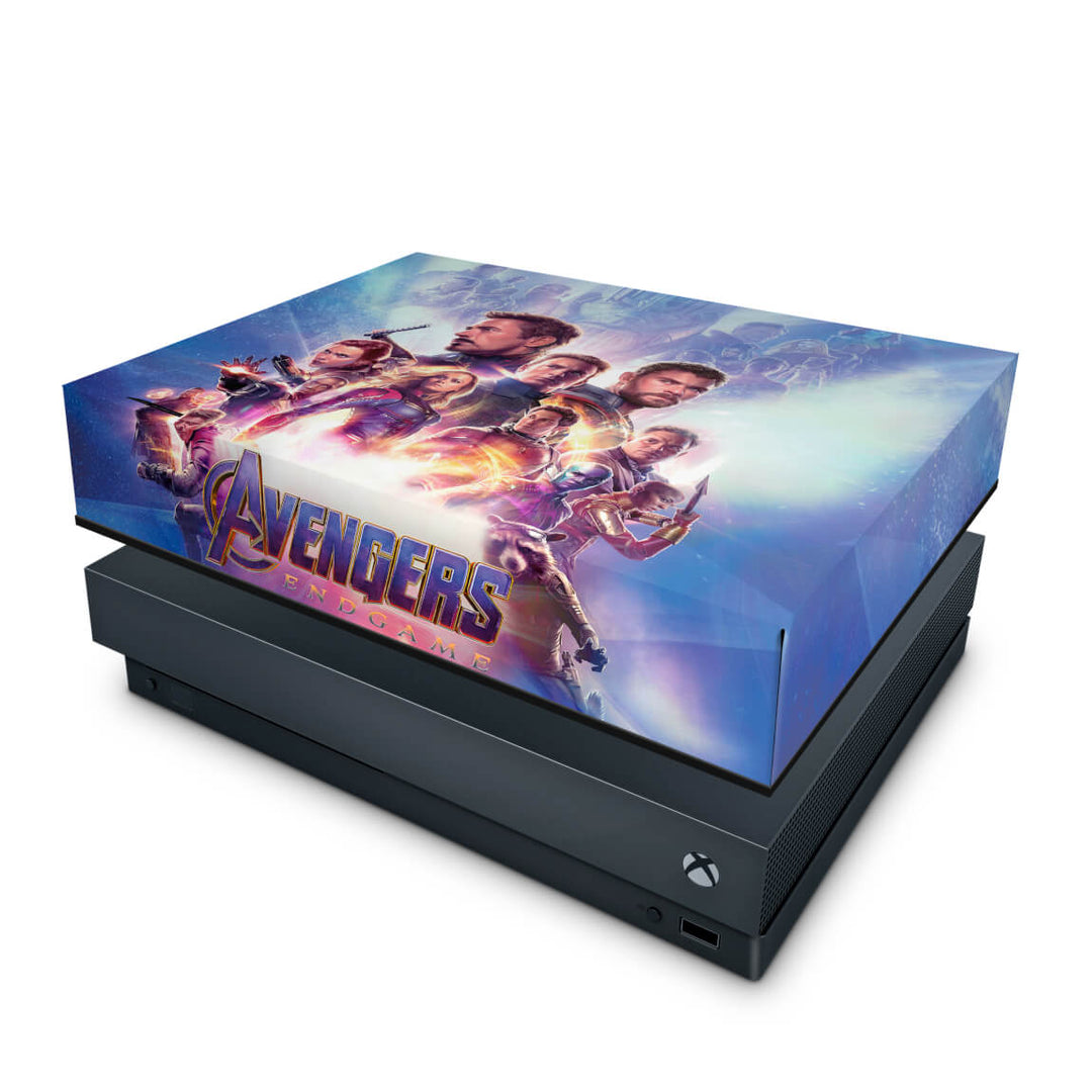 Capa Anti Poeira Xbox One X - Vingadores Ultimato Endgame