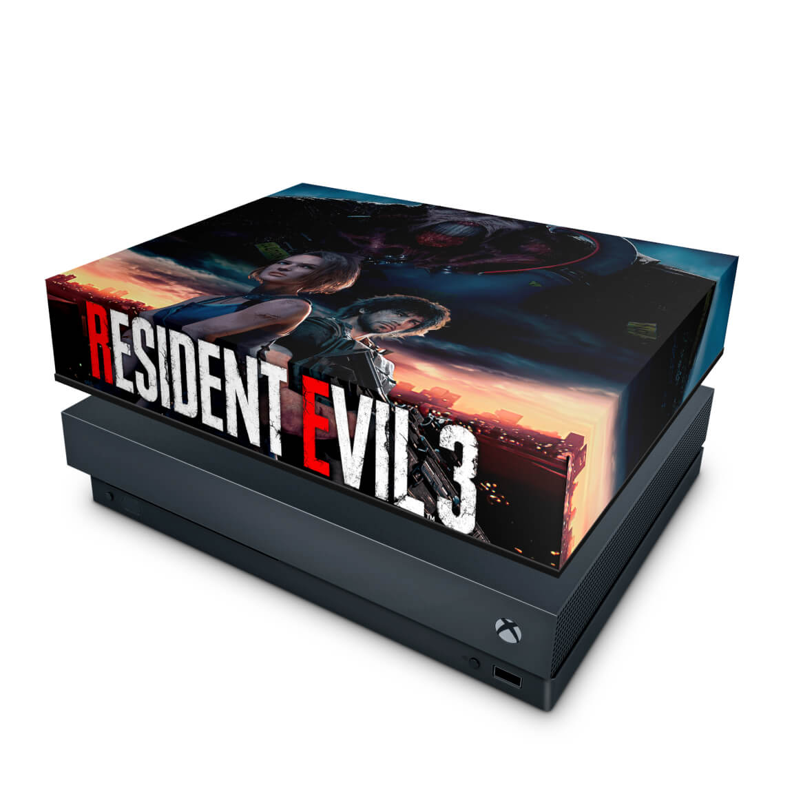 Capa Anti Poeira Xbox One X - Resident Evil 3 Remake