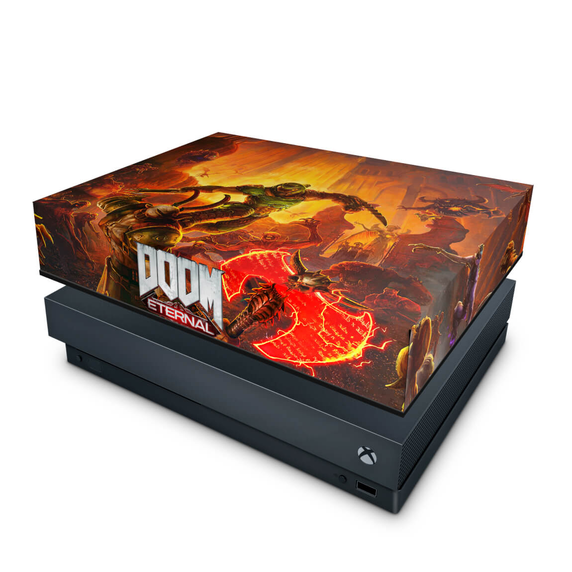 Capa Anti Poeira Xbox One X - Doom Eternal