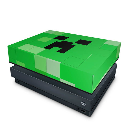 Xbox One X Capa Anti Poeira - Creeper Minecraft
