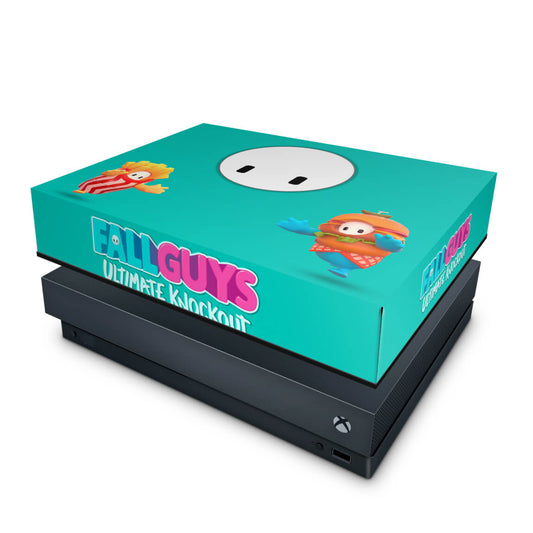 Xbox One X Capa Anti Poeira - Fall Guys