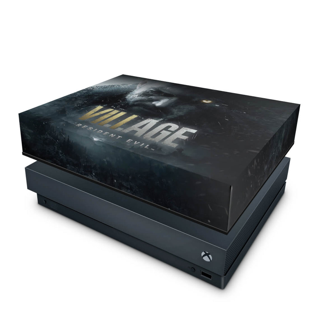 Capa Anti Poeira Xbox One X - Resident Evil Village