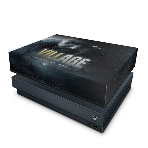 Capa Anti Poeira Xbox One X - Resident Evil Village